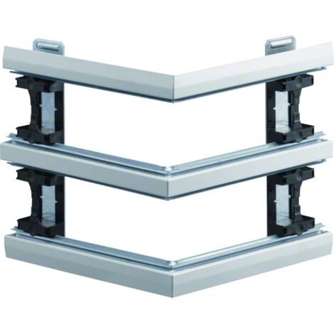 Angle extérieur pour BKIS épais 25mm double hauteur acier RAL 9016 Pure HAGER BKIS251303D9016