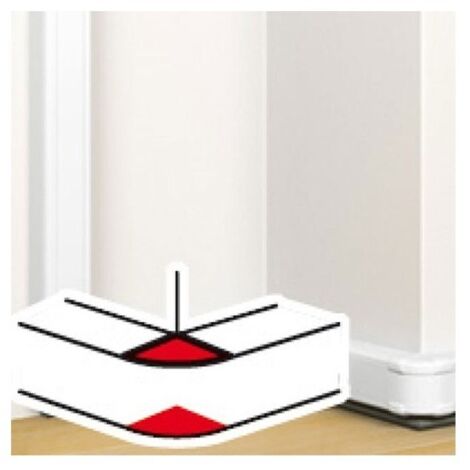 Angle extérieur pour goulotte à clippage direct Mosaic 50x80mm blanc LEGRAND 075631