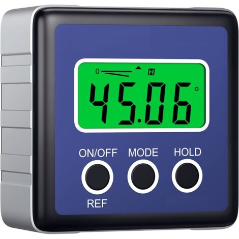 Angle Finder Digital LCD Angle Finder Digital Goniometers Chamfer Inclinometer Protractor Waterproof for Measuring Angle Car Work