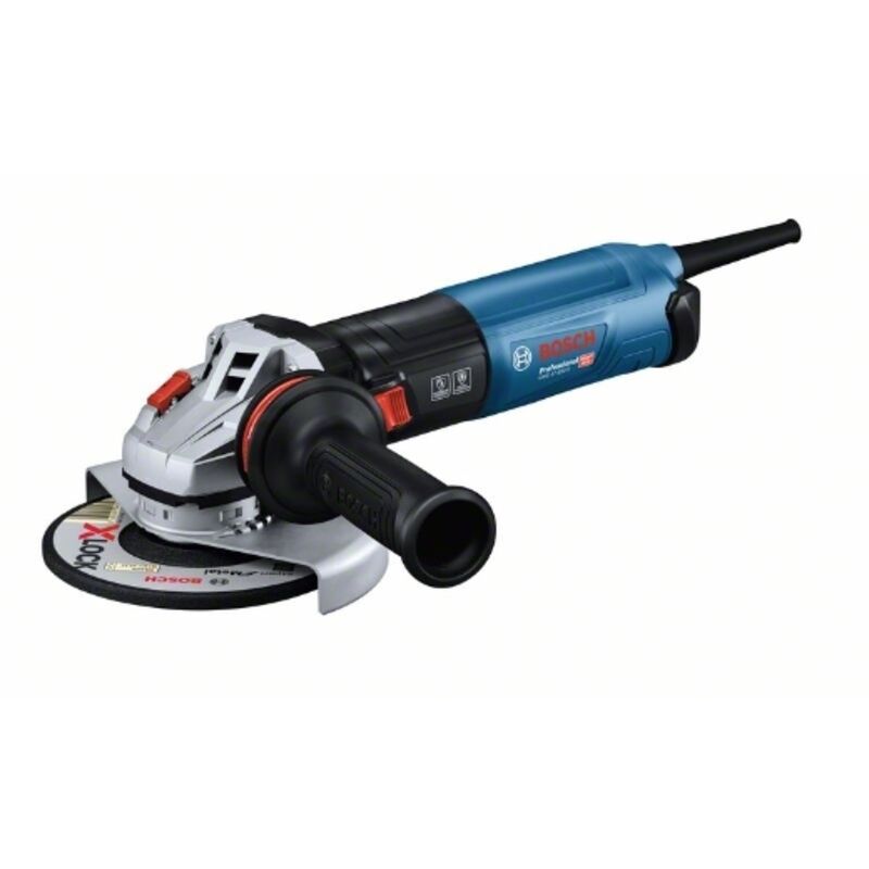 Bosch Professional meuleuse angulaire GWS 17 150 1 poignée auxiliaire capot de protection capot protection pour tronçonner filtre à poussière clé à ergots flasque et écrou de serrage