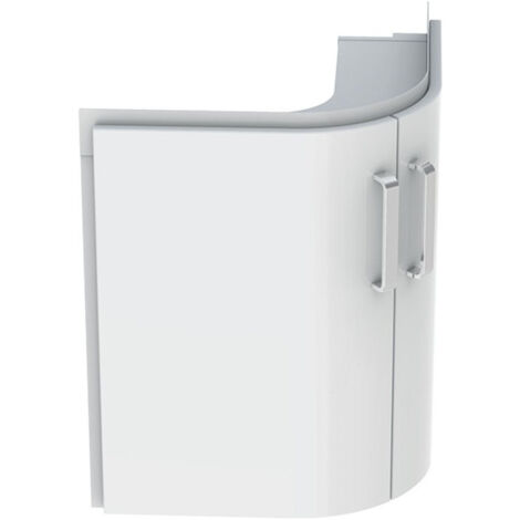 Angle HWB-meuble bas RENOVA COMPACT 482x605x482mm Ko blanc mat Fr blanc brillant