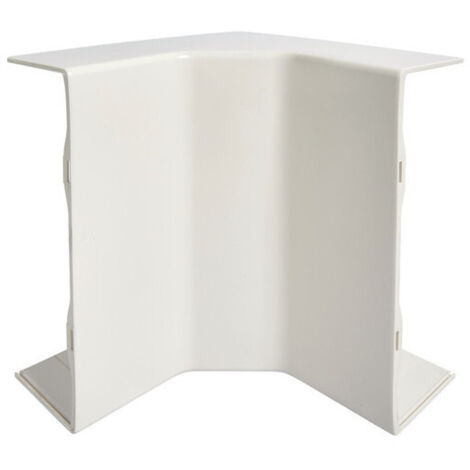 Angle intérieur 3D queraz enclipsage direct pour GBD50160/161 RAL 9016 Pure HAGER GBD501614J9016