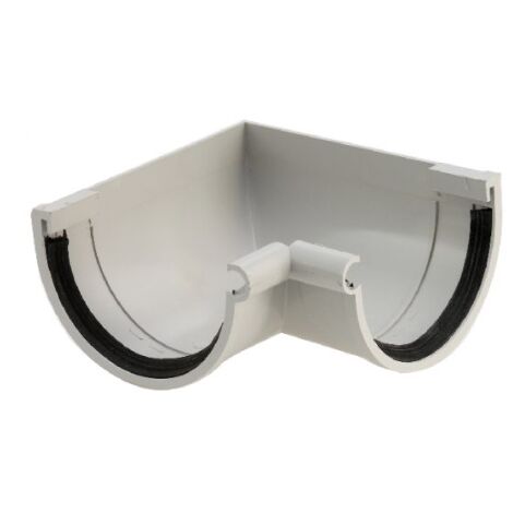 Angle intérieur de goutière en PVC - Diamètre 25