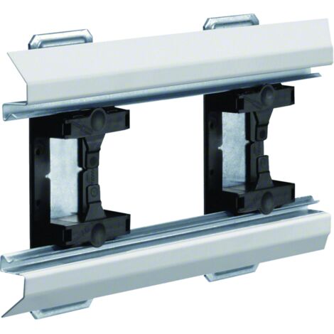 Angle intérieur pour BKIS épais 12,5mm simple hauteur acier RAL9016 Pure HAGER BKIS121304E9016