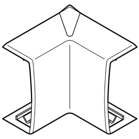 Angle intérieur Variasouple pour moulure Keva 50x15 mm - Lot de 2 - Blanc Artic - 11562 - Planet Wattohm