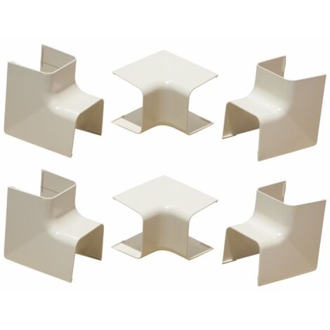 Angle interne 60x80 blanc crème 9001 (X 6) - DIFF
