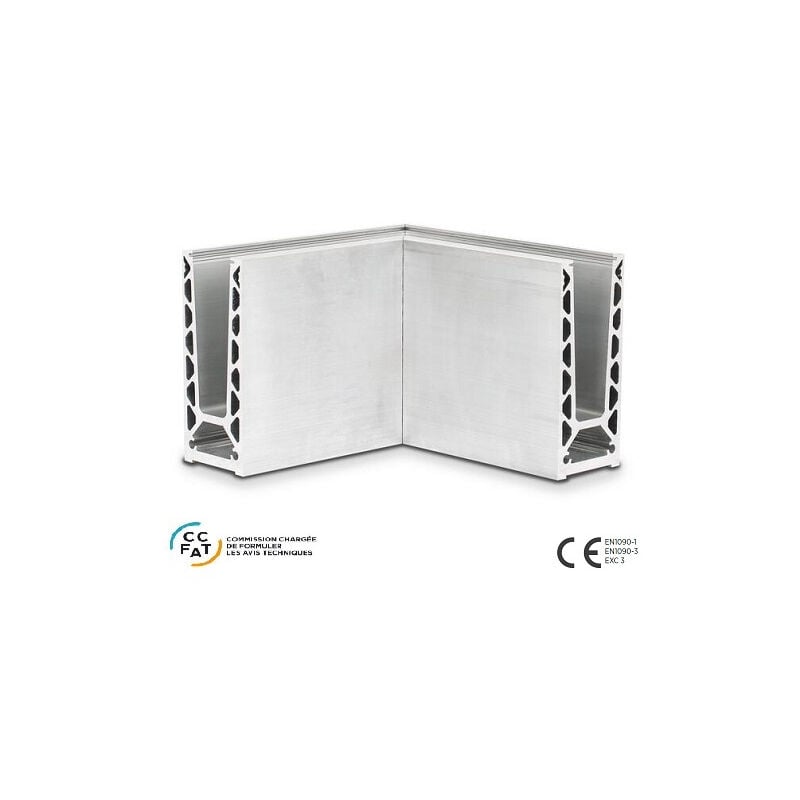 Qualite francaise] - Angle intérieur / extérieur pour profil 308501