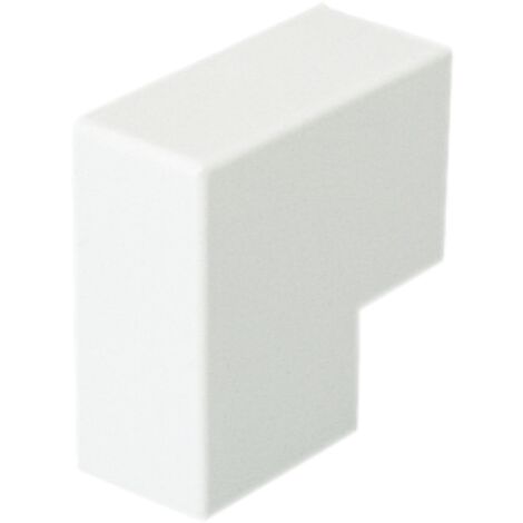 angle plat - 40 x 17 - blanc - iboco 00425