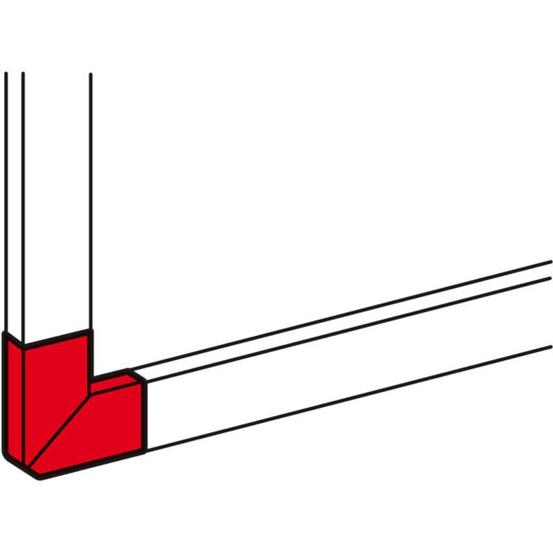 Legrand - angle plat 105X50 blanc 010785