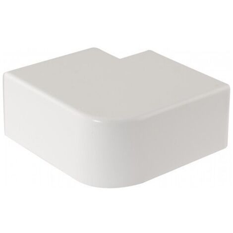 angle plat - logix - 85 x 50 - blanc artic - planet wattohm 48004