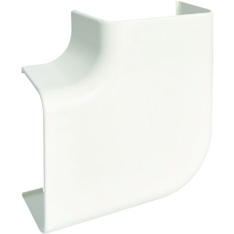 Angle plat p CLM75125 p 75mm h 125mm IK08-IK10 PVC rigide RAL9010 blanc paloma (CLM751255)
