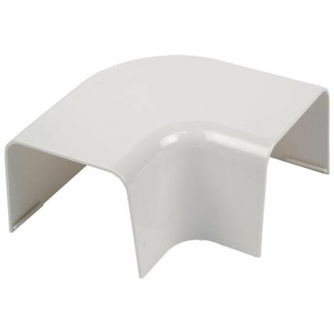 angle plat - pour goulotte de climatisation - 110 mm - eid distribution ag110cp