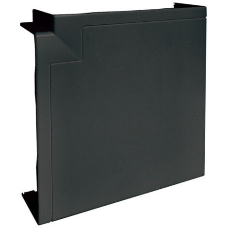 Angle plat queraz enclipsage direct pour GBD50161 RAL 9011 noir HAGER GBD5016159011