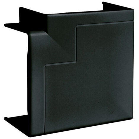 Angle plat queraz enclipsage direct pour GBD(A)50085 RAL 9011 noir HAGER GBD5008559011