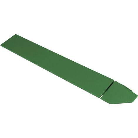 Angle pour dalle en plastique vert émeraude 12mm Angle clipsable pour usage intensif Angle 35,5x5,5 cm idéal pour jardin