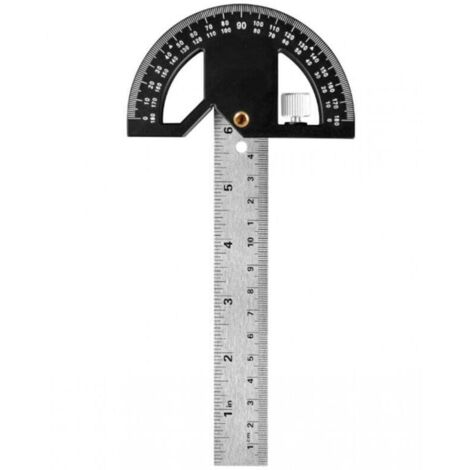 Angle protractor, marking and measuring ruler for woodworking, 304mm stainless steel woodworking ruler tool, 0-180° angle finder for painting, drawing, and measuring
