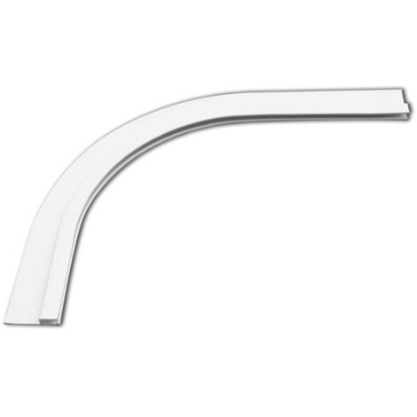 Angle rayon 15 cm pour profilé Hung horizontal – Plastique – Fixation facile pour liner piscine – Installation au-dessus du mur – Piscineo
