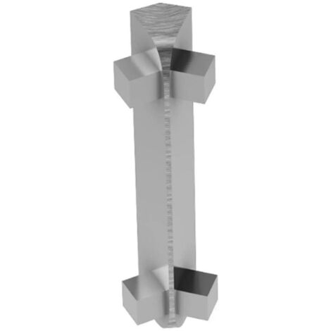 Angle rentrant de finition RONDEC STEP CT - Angle rentrant 135° - Chromé brossé