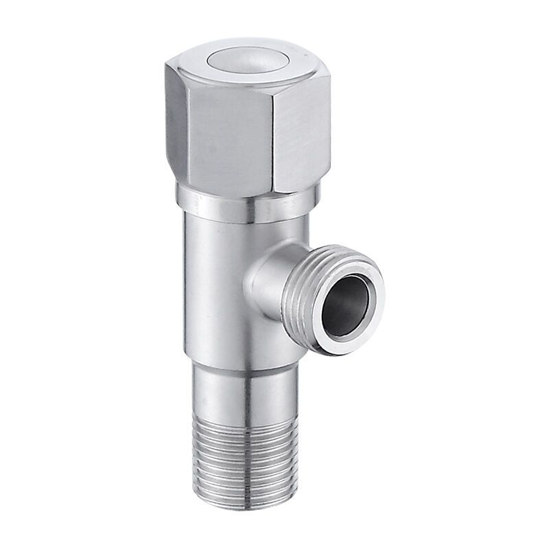 Angle Valve Wall Mounted 304 Stainless Steel G1/2 Faucet and Toilet Shutoff Valve