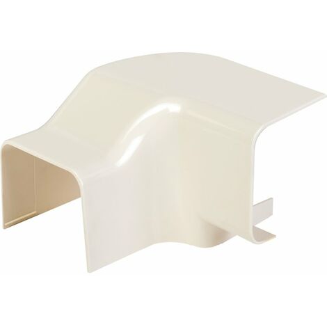 Angle vertical plastique rigide - blanc crème RAL 9001