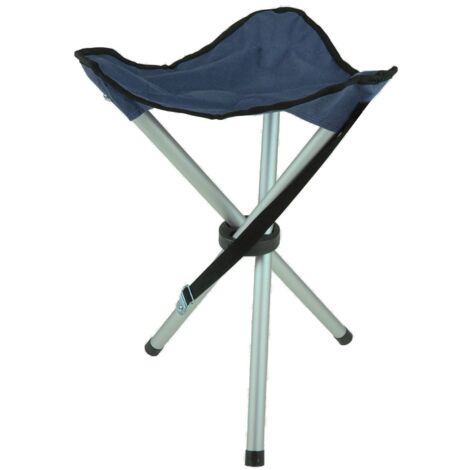 Anglerhocker Hocker Campinghocker Dreibein Camping Anglerstuhl Faltstuhl Stuhl - blau