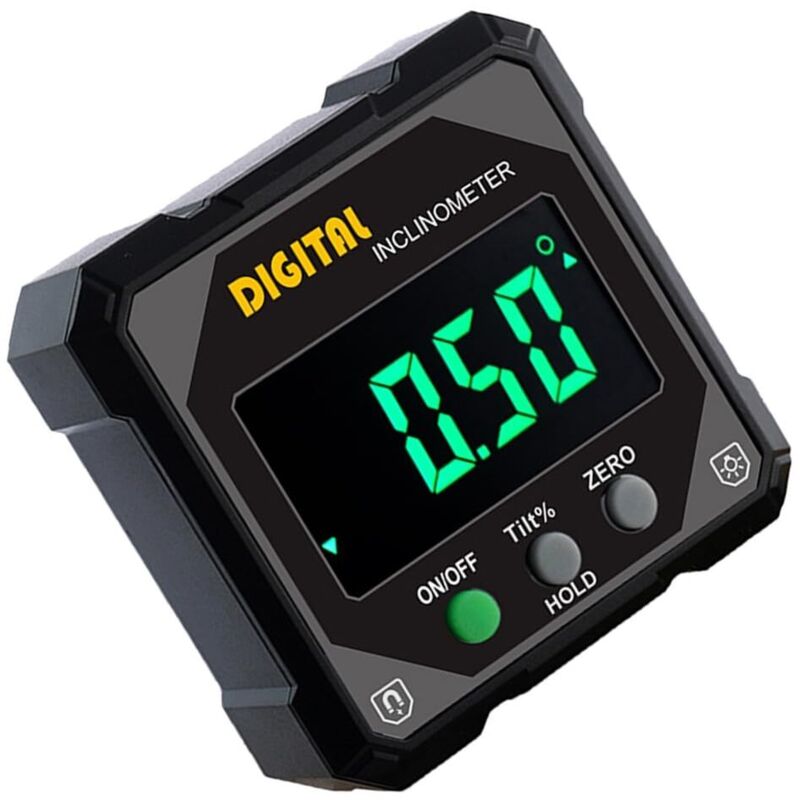 Angles numériques de haute précision avec écran LCD IP54 étanche inclinomètre numérique pour la construction et