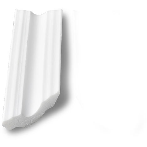 Moulure A50, 50x50mm, polystyrène, polystyrène, 2 m