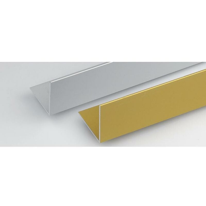 PROFILO ALLUMINIO ARGENTO ANGOLARE mt.2 mm. 40x40x1,5