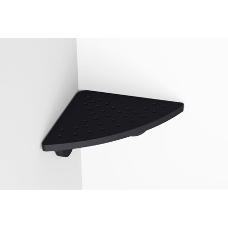ANGOLARE DOCCIA KATAY- Nero cm 27,7 x h.5,6 x 15,6- KOEMO- pezzi 1