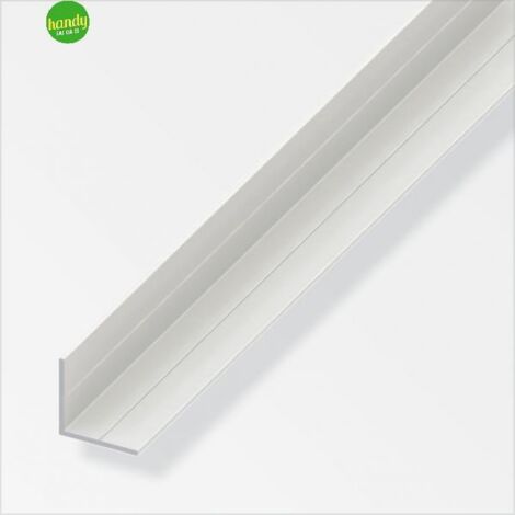 angolare lati uguali 35,5 pvc bianco.