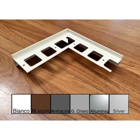 Angolare nor in Alluminio : Colore - Silver, Modello - ESTERNO