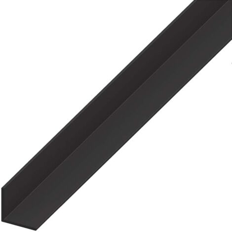 angolare pvc nero 40x10x2 - 1 metro.