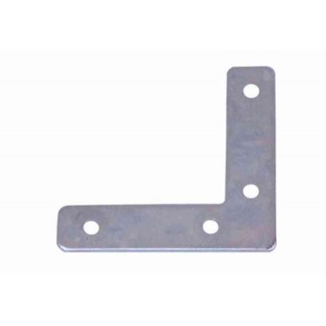 Angoli di rinforzo - 60 x 60 mm - zincato - con viti 4 pz