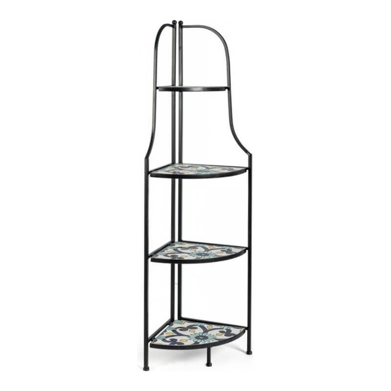 Yes Everyday - Armoire d'angle pliante Positano classique avec étagères en céramique