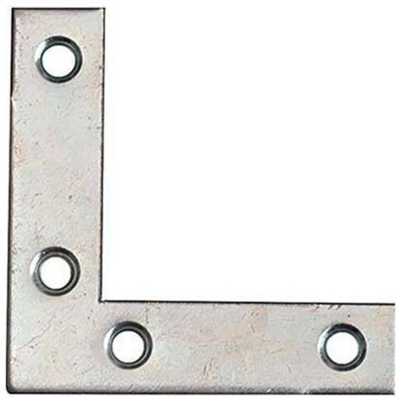 Angolo Di Rinforzo A Squadra In Acciaio Zincato 40x40 Mm 100 Pezzi