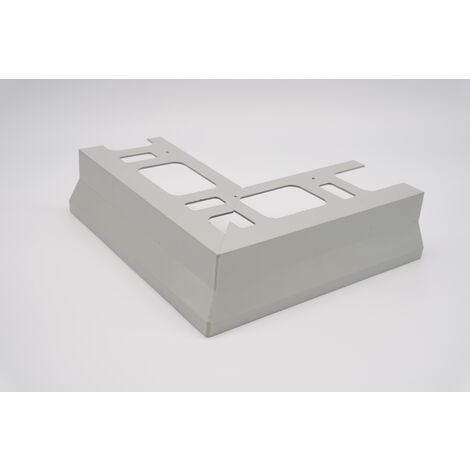 Angolo esterno proterrace pc grigio (ral 7038) 80x55mm
