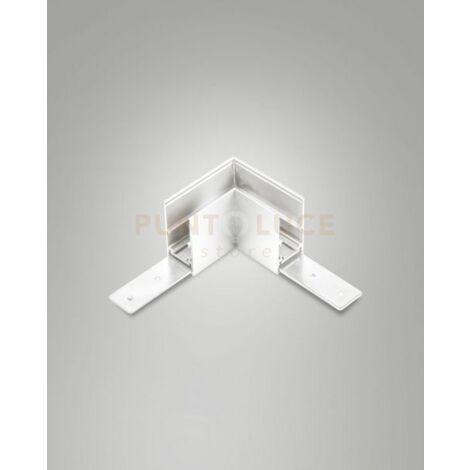 ANGOLO GIUNTO MECCANICO PER BINARIO 48V H5,4cm BIANCO