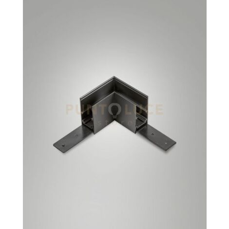 ANGOLO GIUNTO MECCANICO PER BINARIO 48V H5,4cm NERO