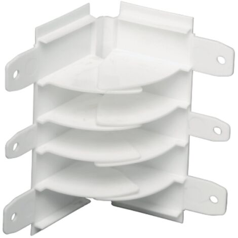 Angolo interno variabile 70x20 elettrocanali bianco - ec20003