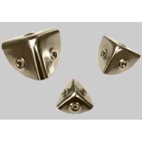 ANGOLO PER BAULE DA 30 mm IN FERRO NICHELATO MINUTEX 567-225