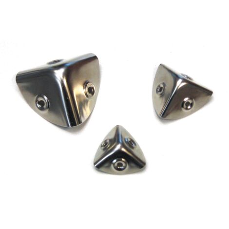 ANGOLO PER BAULE DA 40 mm IN FERRO NICHELATO MINUTEX 567-225