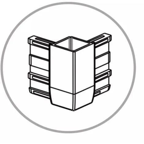 Angolo per box doccia Danubio Silqua by Mobo