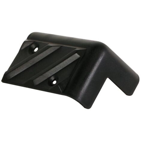 ANGOLO PER CASSETTA ALTOPARLANTE - PLASTICA NERA - 80 x 50 mm x 90° - 8 pz