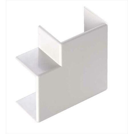 Angolo Piano Per Minicanale Dim. 22X10 Bianco ( ELETTROCANALI cod. ECAP2210B )