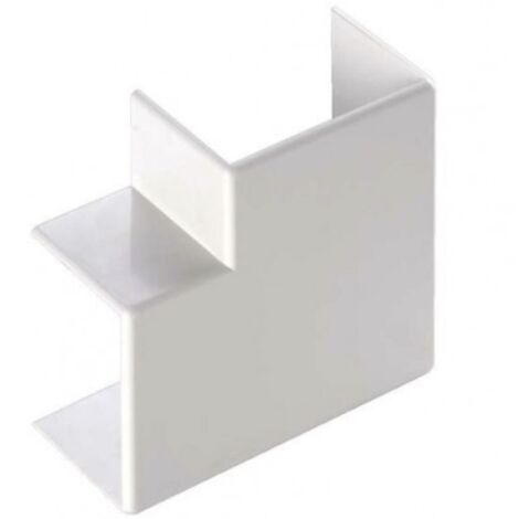 Angolo Piano Per Minicanale Dim. 25X17 Bianco ( Elettrocanali Cod. Ecap2517B )