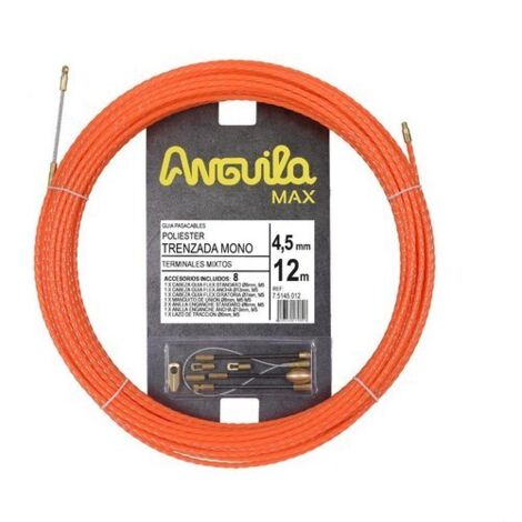 ANGUILA 75145012  Trenza poliéster ANGUILA MAX diámetro 4,5mm 12 metros