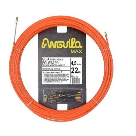 ANGUILA 75145022  Trenza poliéster ANGUILA MAX diámetro 4,5mm 22 metros