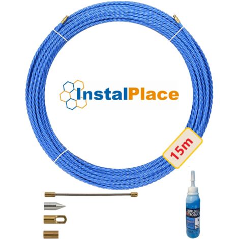 Anguila BRICO - Passacavi intercambiabili con accessori, diametro 6 mm, 15 m