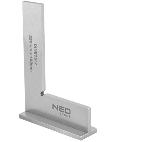Ángulo con base, DIN875/2, 250x160 mm