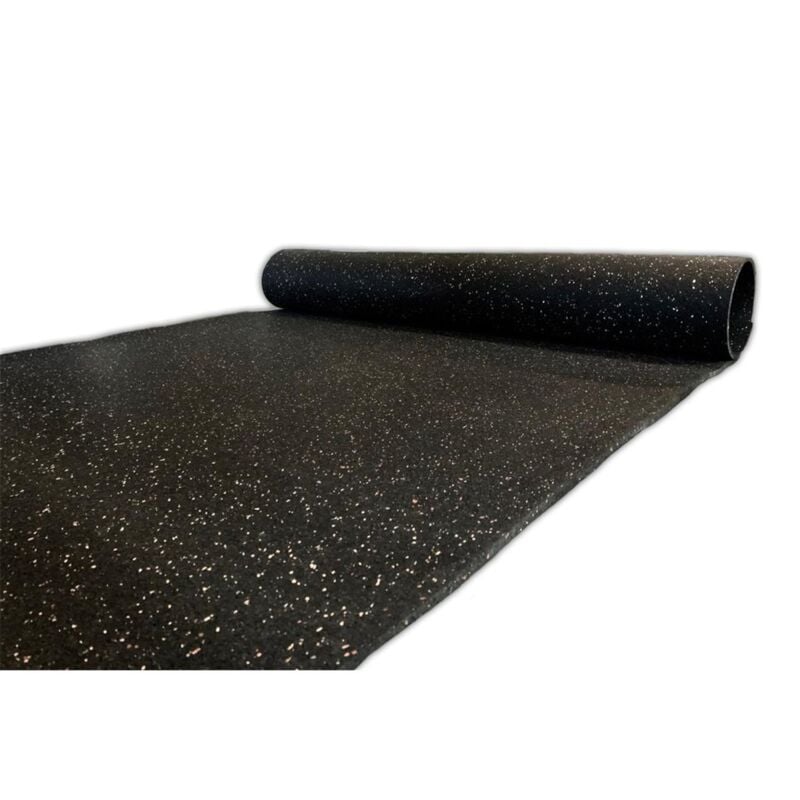 

Suelo para Gimnasio SPORT NEGRO EPDM - Rollo - 6MM C/NEGRO 1.25 ALTO X10MT